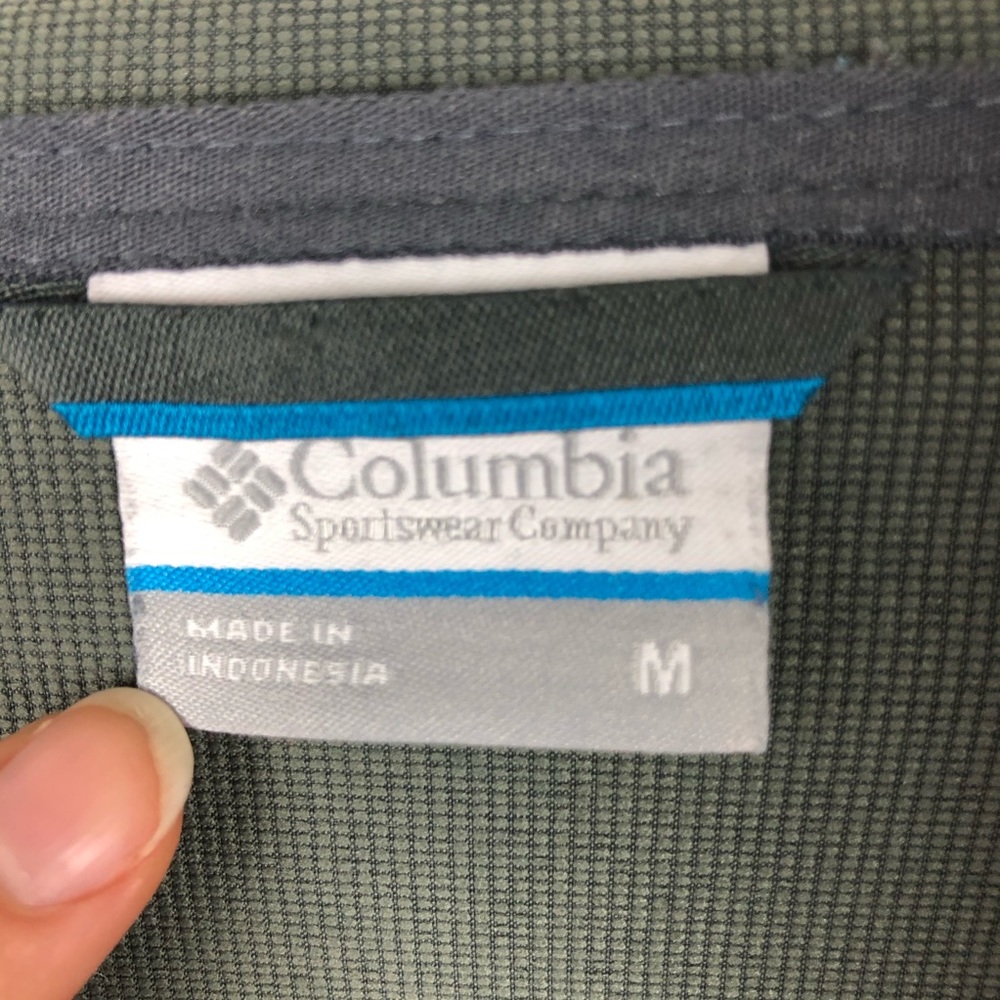 Columbia Blue & Dark Grey Lightweight Windbreaker Jacket - Picture 5 of 5